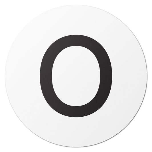 1 inch | Inventory: Capital Letter O Labels