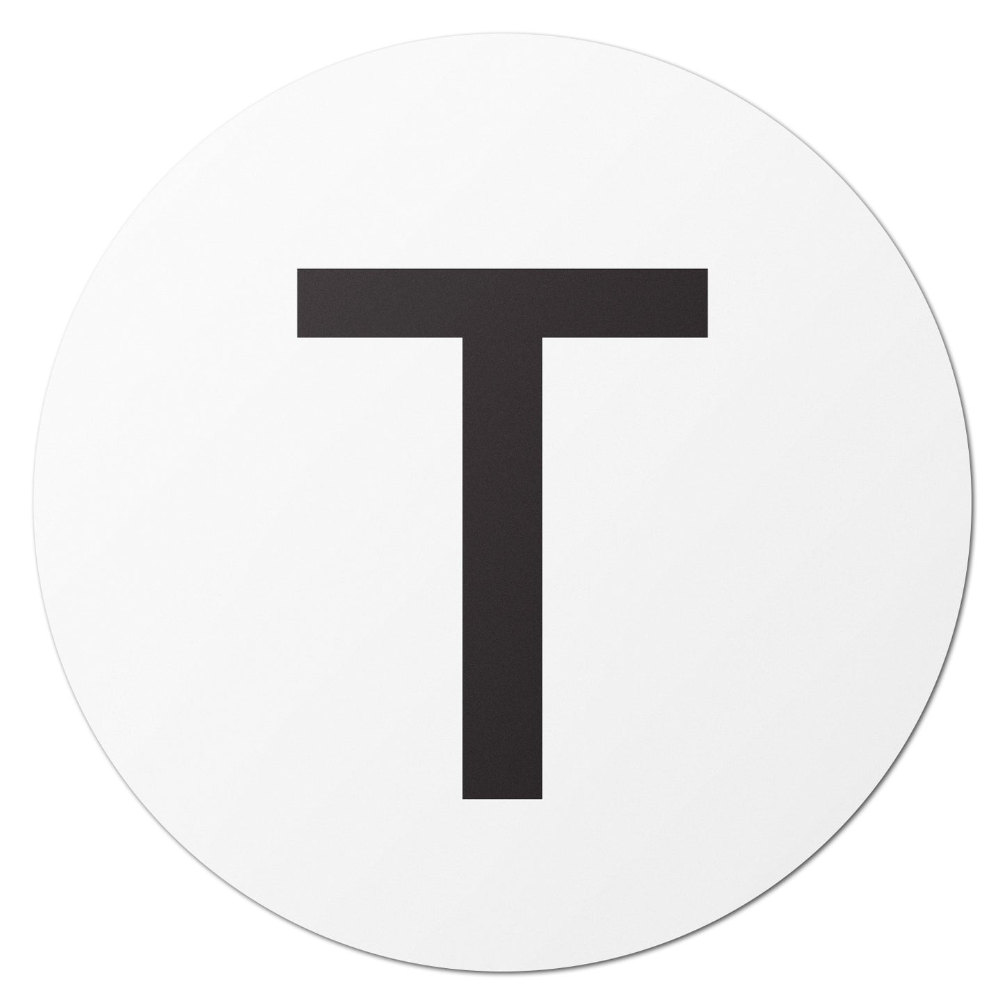 1.5 inch | Inventory: Capital Letter T Labels