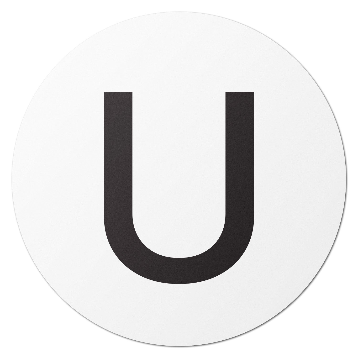 U Label Cap 1.5 inch | Inventory: Capital Letter U Labels – OfficeSmartLabels