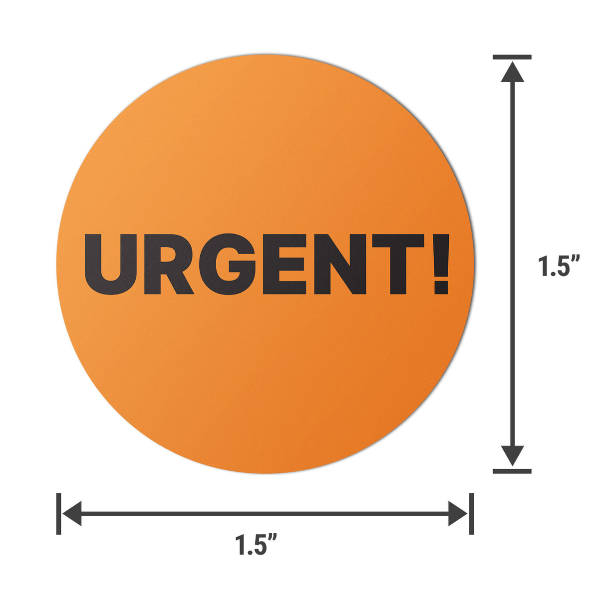 Immediate Labelling 1.5 inch | Shipping & Handling: Urgent Labels – OfficeSmartLabels