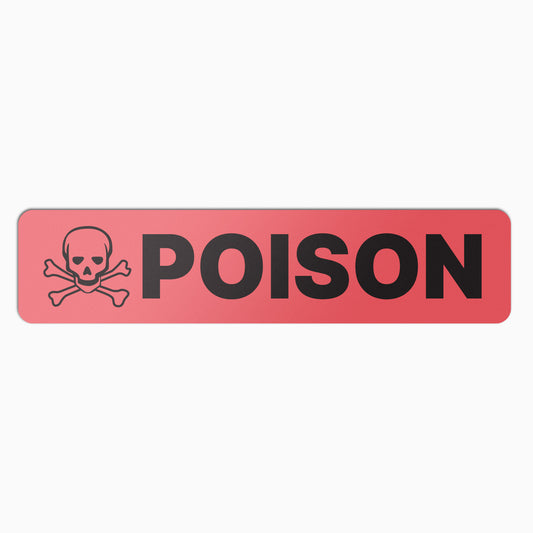 1.625 x 0.375 inch | Medical & Medications: Poison Labels