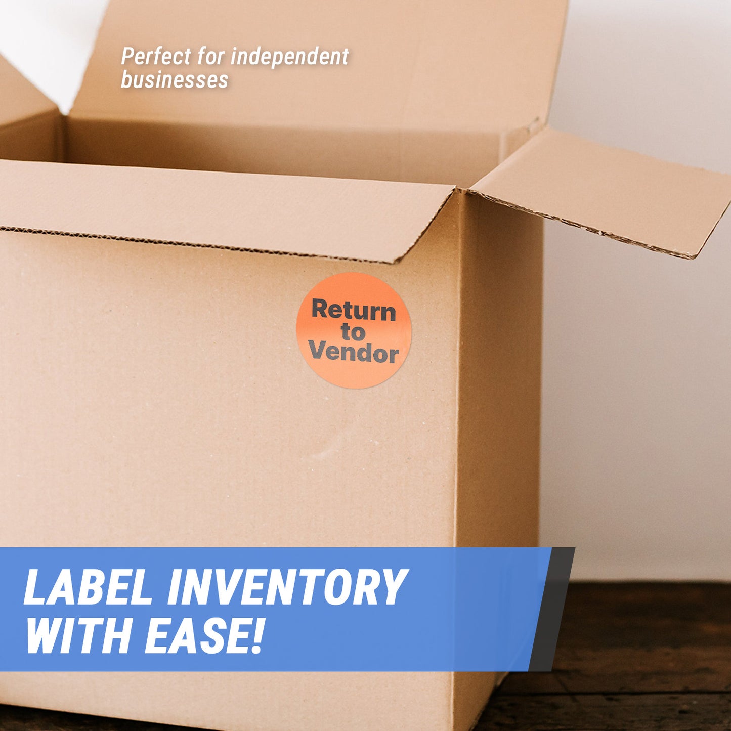 1.5 inch | Quality Control: Return to Vendor Labels