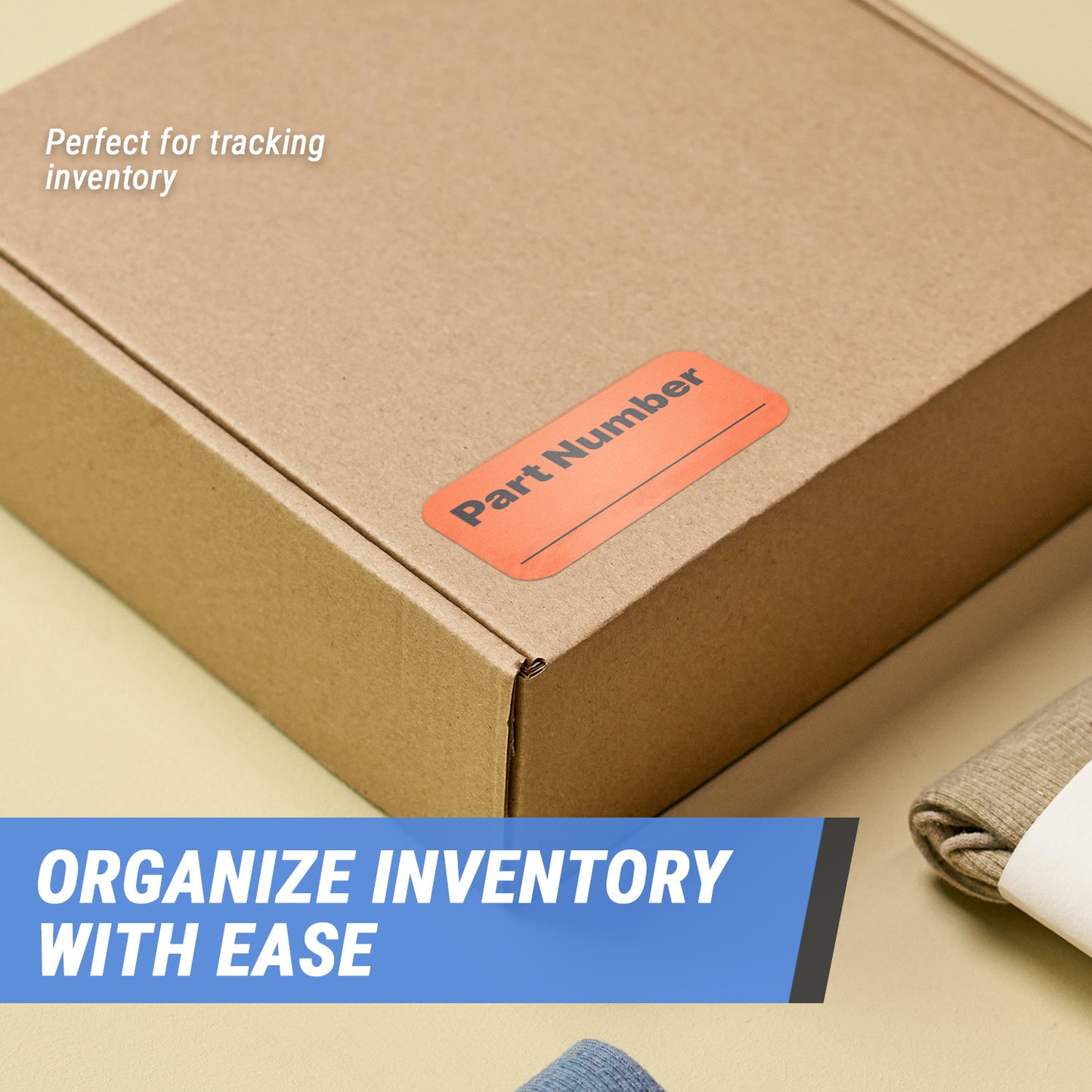 2 x 1 inch | Inventory: Part Number Labels