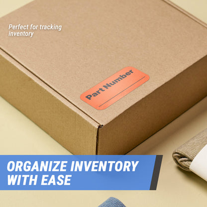 2 x 1 inch | Inventory: Part Number Labels