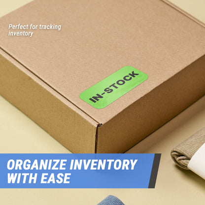 2 x 1 inch | Inventory: In-Stock Labels