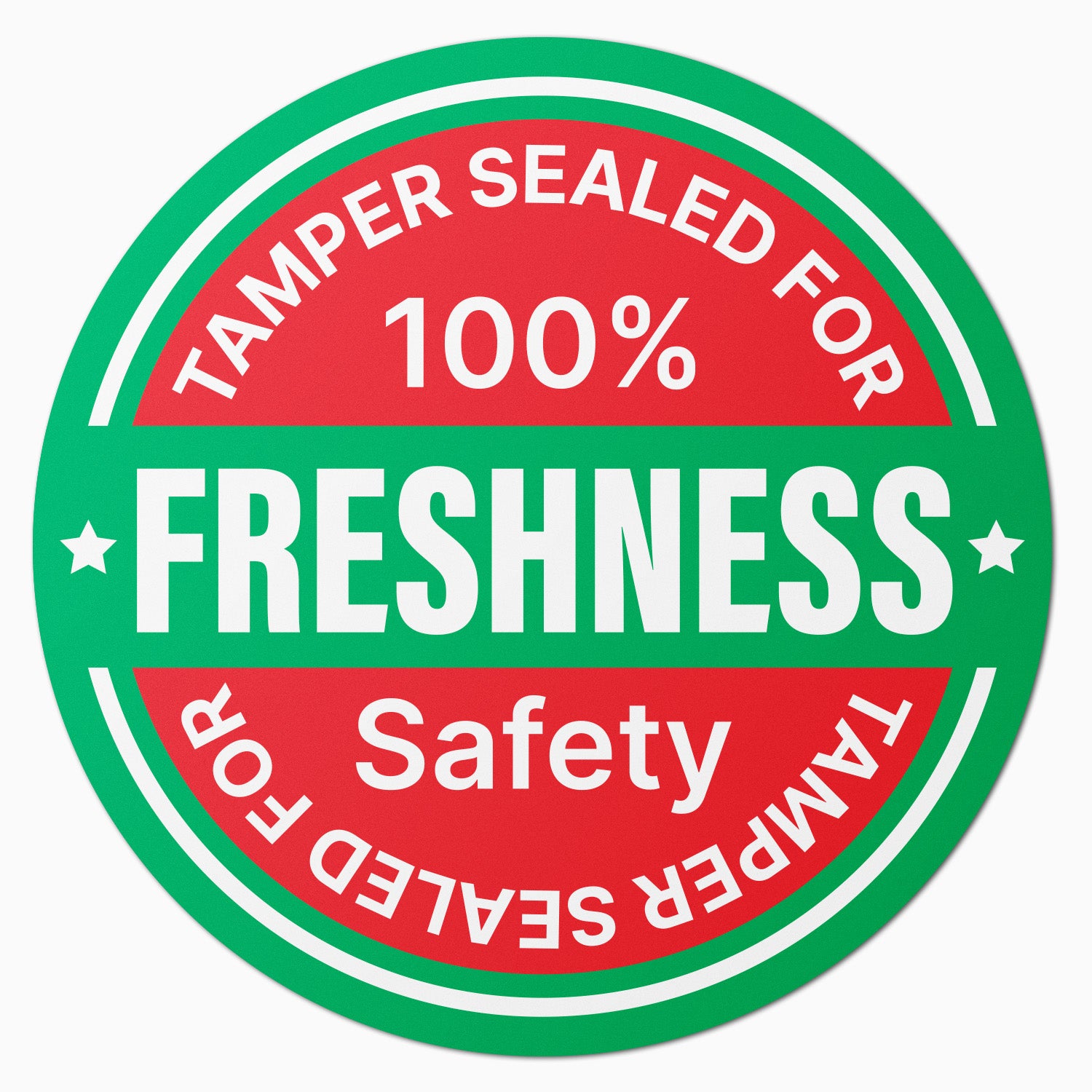 1.5 inch | Food Labeling: Tamper Sealed for 100% Freshness Labels ...