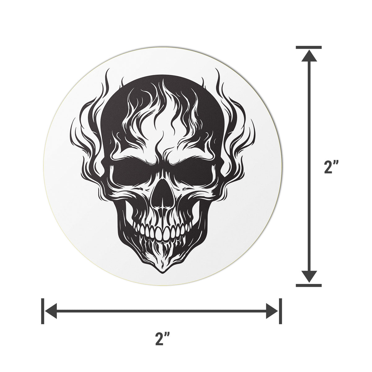 Crossbones Lable 2 inch | Skull and Crossbones Labels (3x Designs) – OfficeSmartLabels