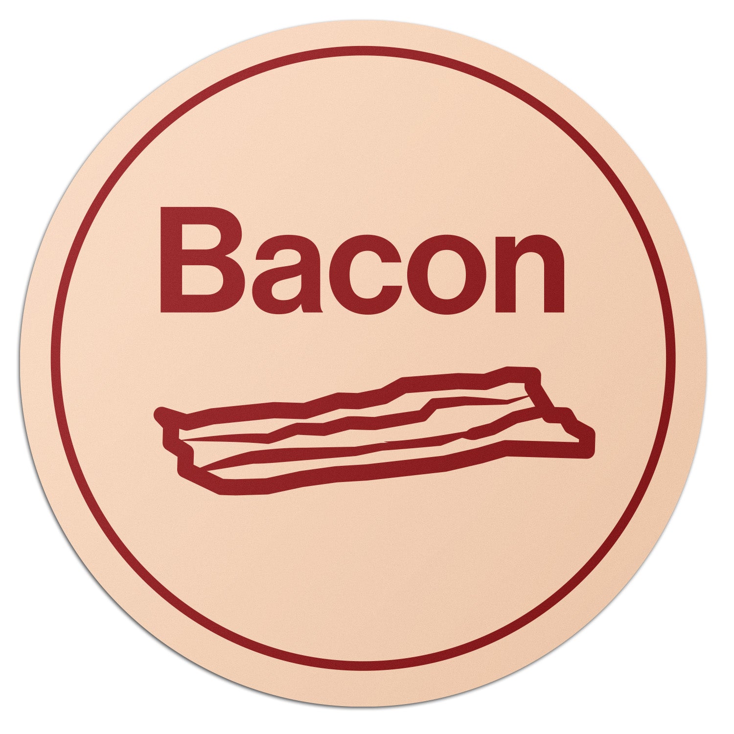 1 inch | Food Prep & Food Labeling: Bacon Labels – OfficeSmartLabels