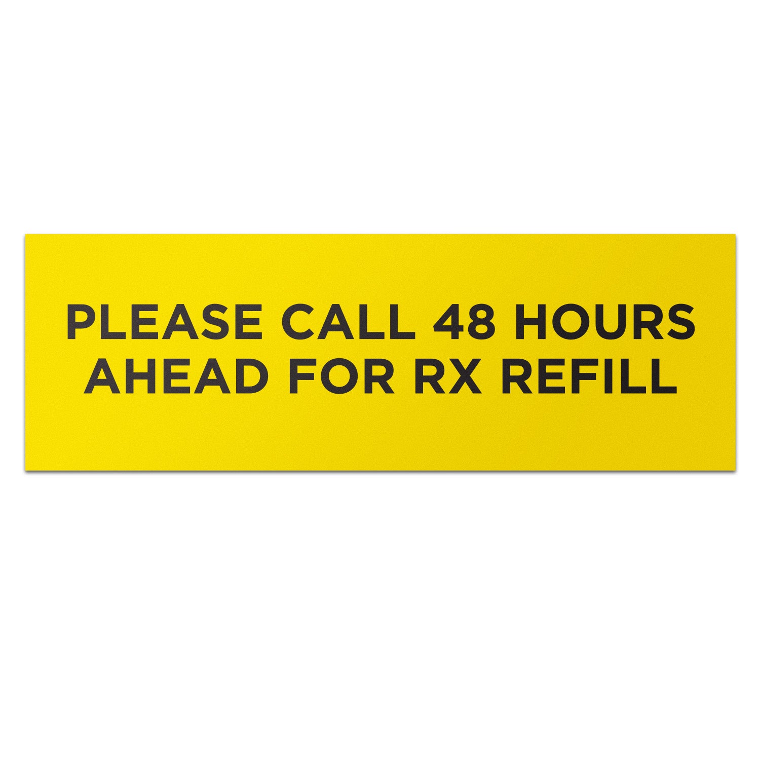 Computer Rx Label 3.75 x 1.25 inch | Medical & Rx Medication Label: Please Call 48 Hours ...