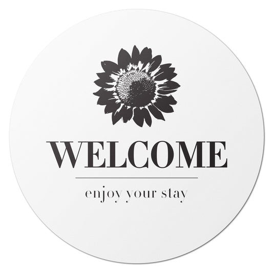 2 inch | Retail & Sales Stickers: Welcome, Enjoy Your Stay