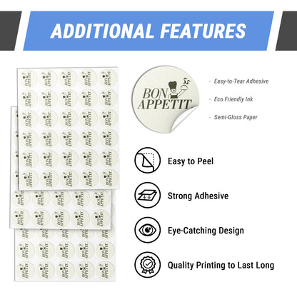 2 inch | Food Prep & Food Labeling: Bon Appetit