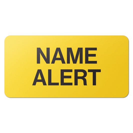 1.5 x 0.75 inch | Medical & Rx Medication Label: Name Alert