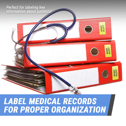 1.5 x 0.75 inch | Medical & Rx Medication Label: Name Alert