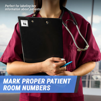 1.5 x 1.375 inch | Medical & Rx Medication Label: Room No.