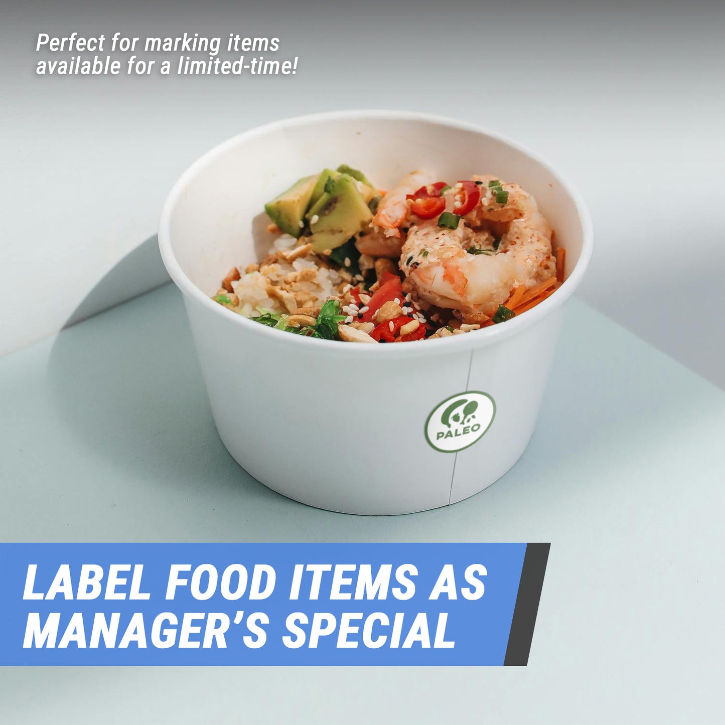 1 inch | Food Labeling: Paleo Labels