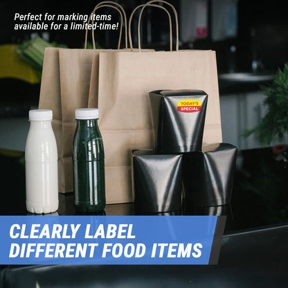 1.375 x 0.75 inch | Retail & Sales Stickers: Today's Special