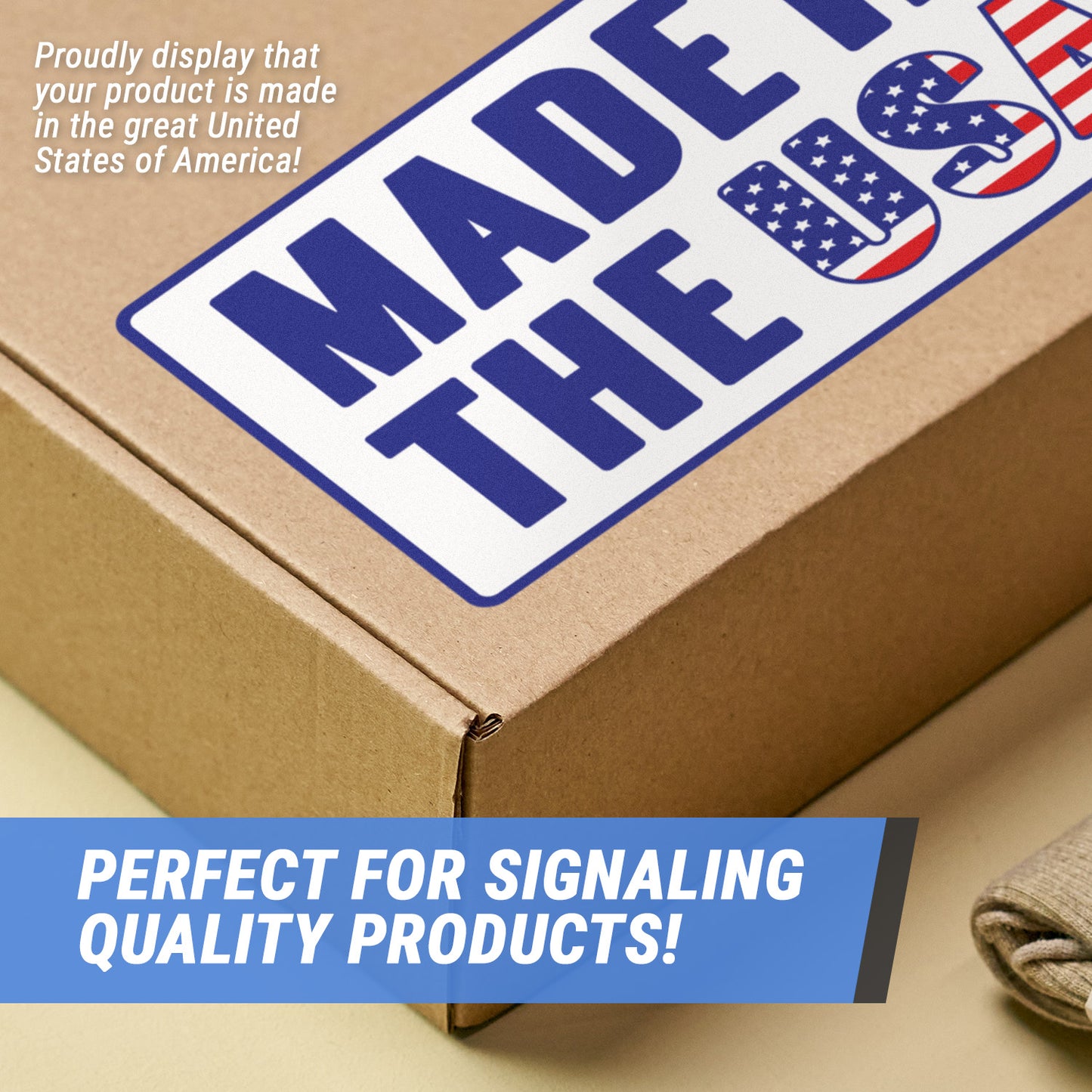 5 x 3 inch | Retail & Sales: Made in the USA Stickers
