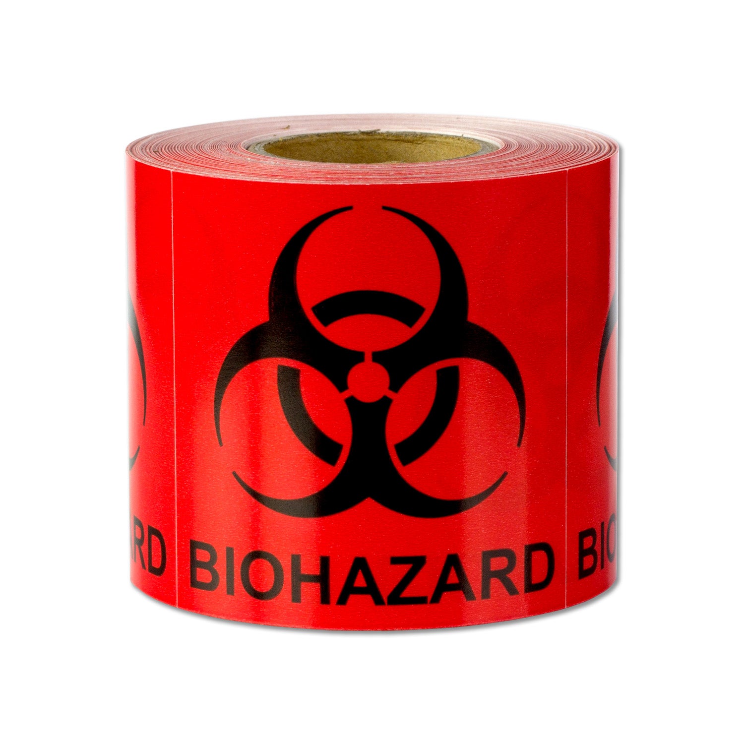 Biohazard Number Sticker 2 x 2 inch | D.O.T Biohazard Stickers – OfficeSmartLabels