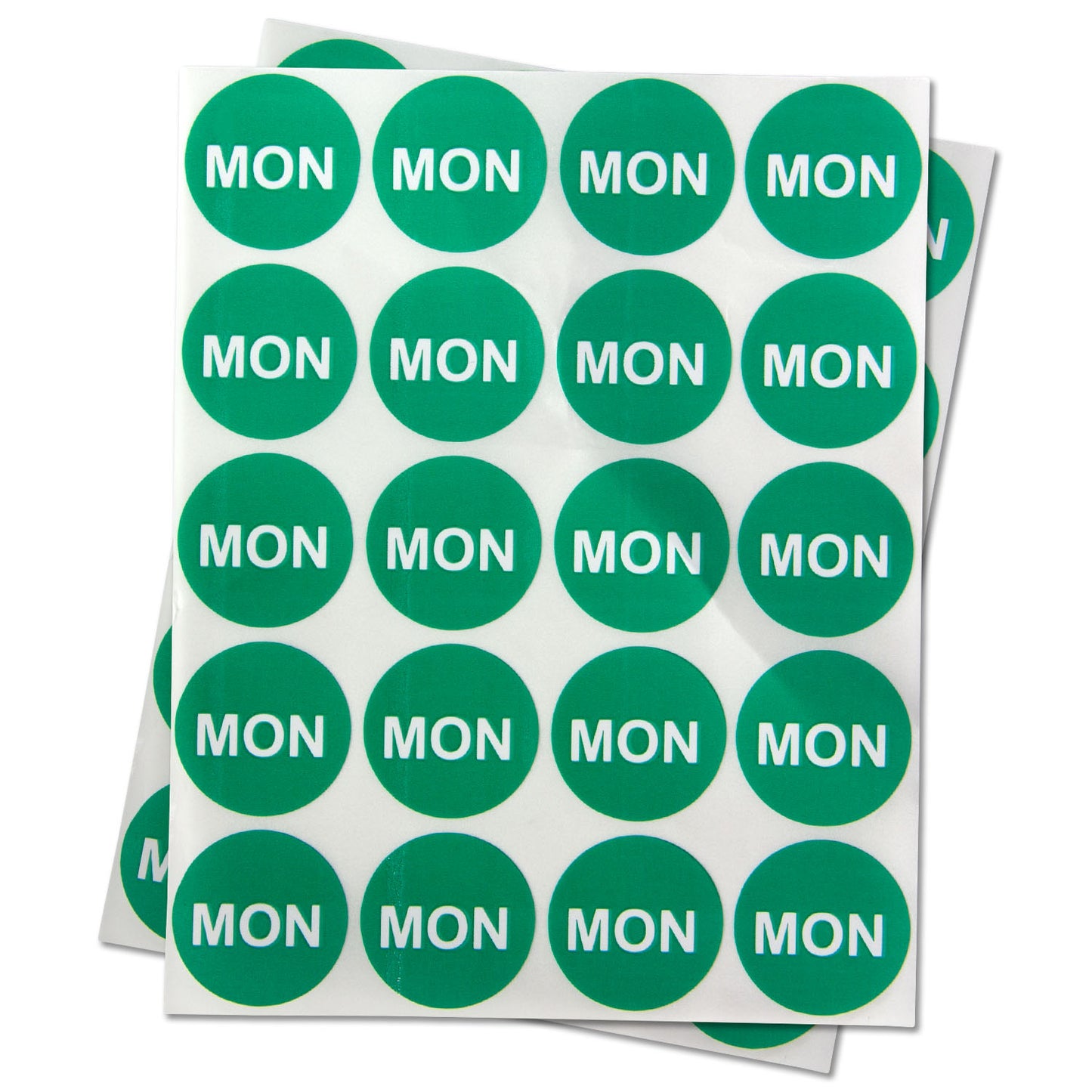 1 inch | Days of the Week: Monday Stickers