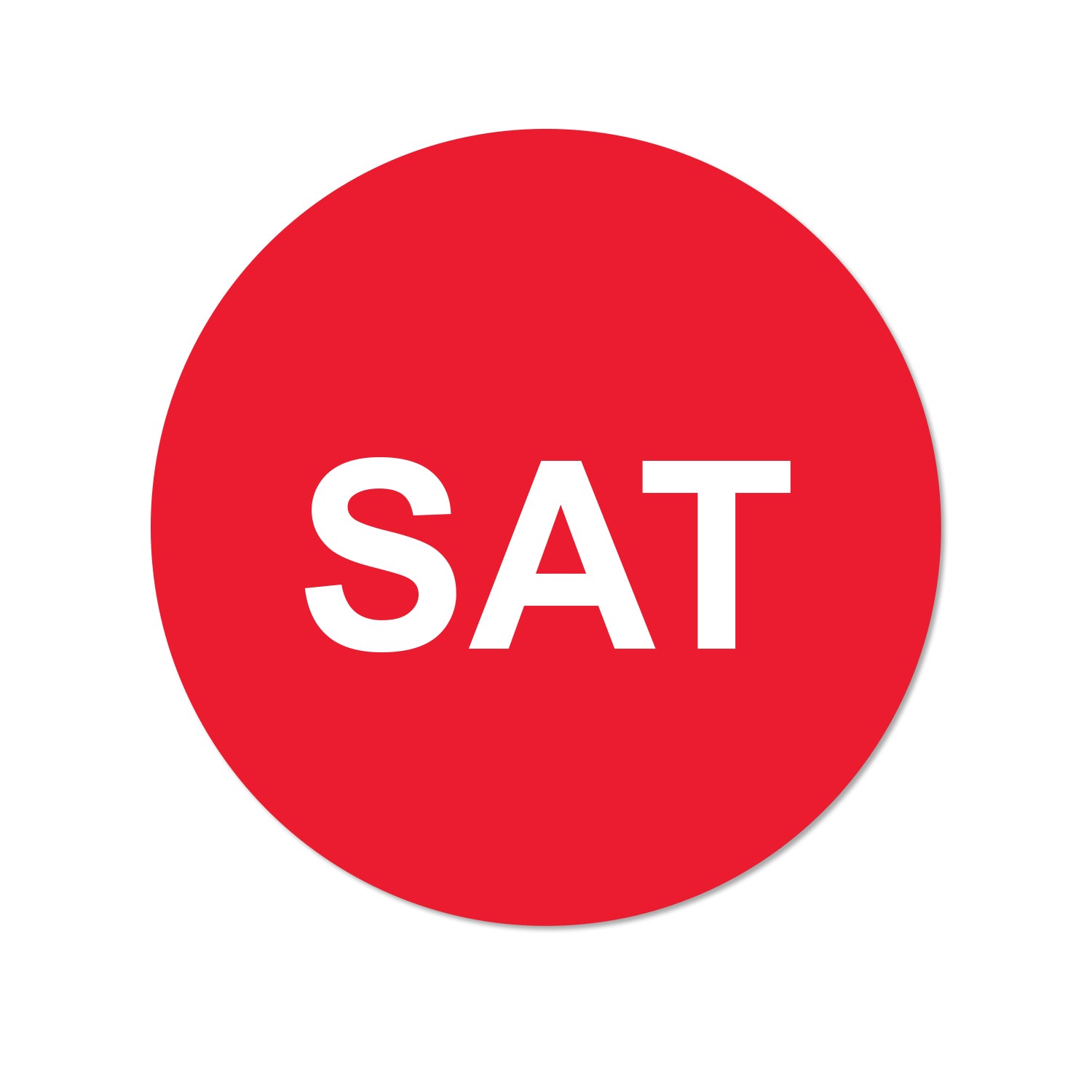 1 inch | Days of the Week: Saturday Stickers – OfficeSmartLabels