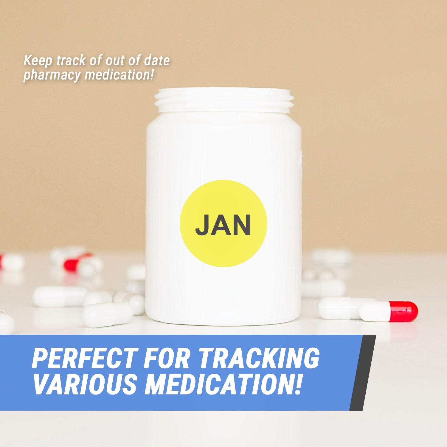 1 inch | Months of the Years: January Stickers – OfficeSmartLabels