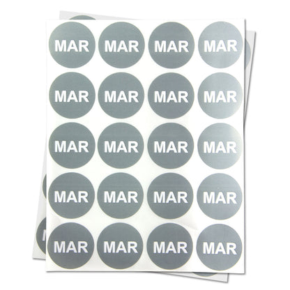 1 inch | Months of the Years: March Stickers
