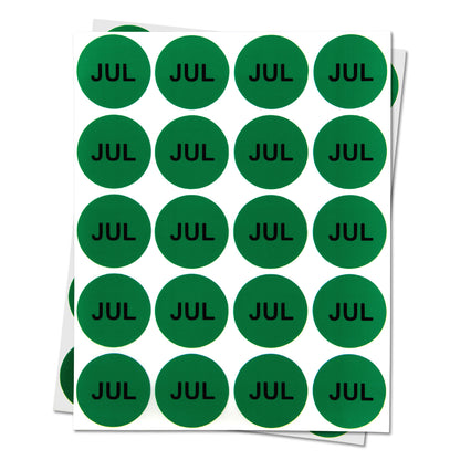 1 inch | Months of the Years: July Stickers