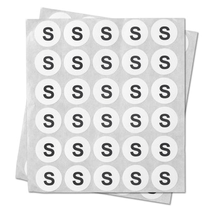 0.78 inch | Clothing Size: Small (S) Stickers