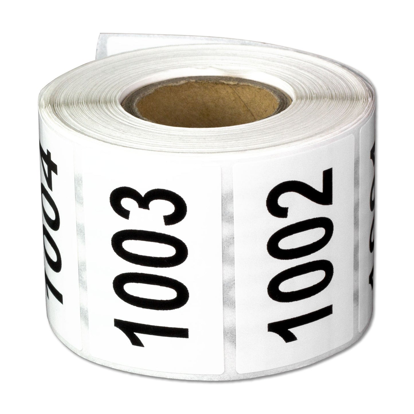 1.5 x 1 inch | Consecutive Numbers "1001 to 1500" Stickers
