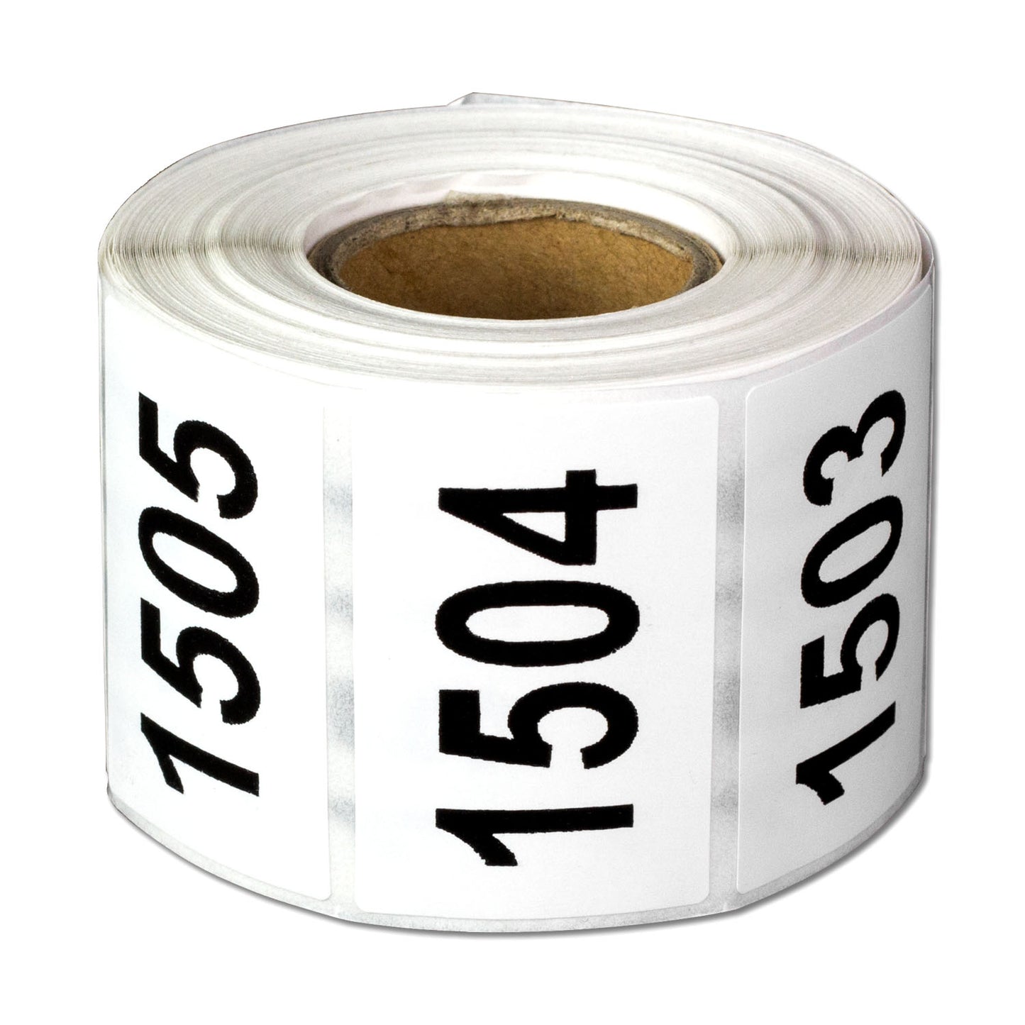 1.5 x 1 inch | Consecutive Numbers "1501 to 2000" Stickers