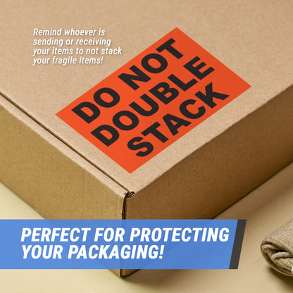 Double Stack Sticker Image 5 x 3 inch | Shipping & Handling: Do Not Double Stack Stickers ...