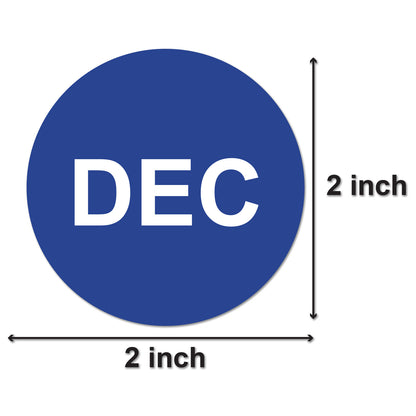 2 inch | Months of the Year: December Stickers