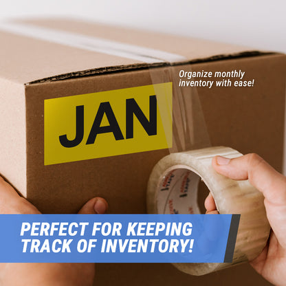 6 x 3 inch | Months of the Year: January Stickers