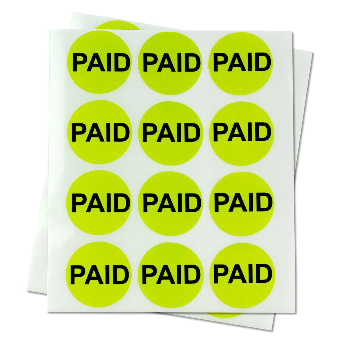Advanced Paid Sticker 1 inch | Retail & Sales: PAID Stickers – OfficeSmartLabels