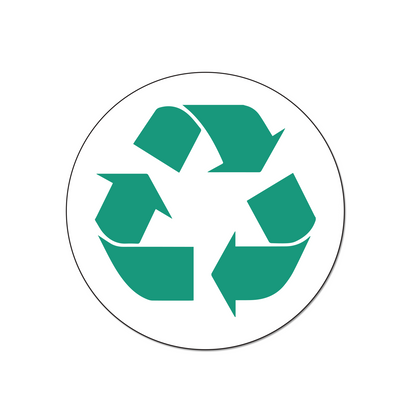 1.5 inch | Trash & Disposal: Recycle Stickers