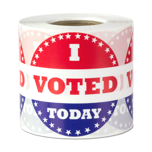 2 inch | Voting: I Voted Today Stickers