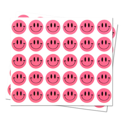 1/2 inch | Happy Face Stickers