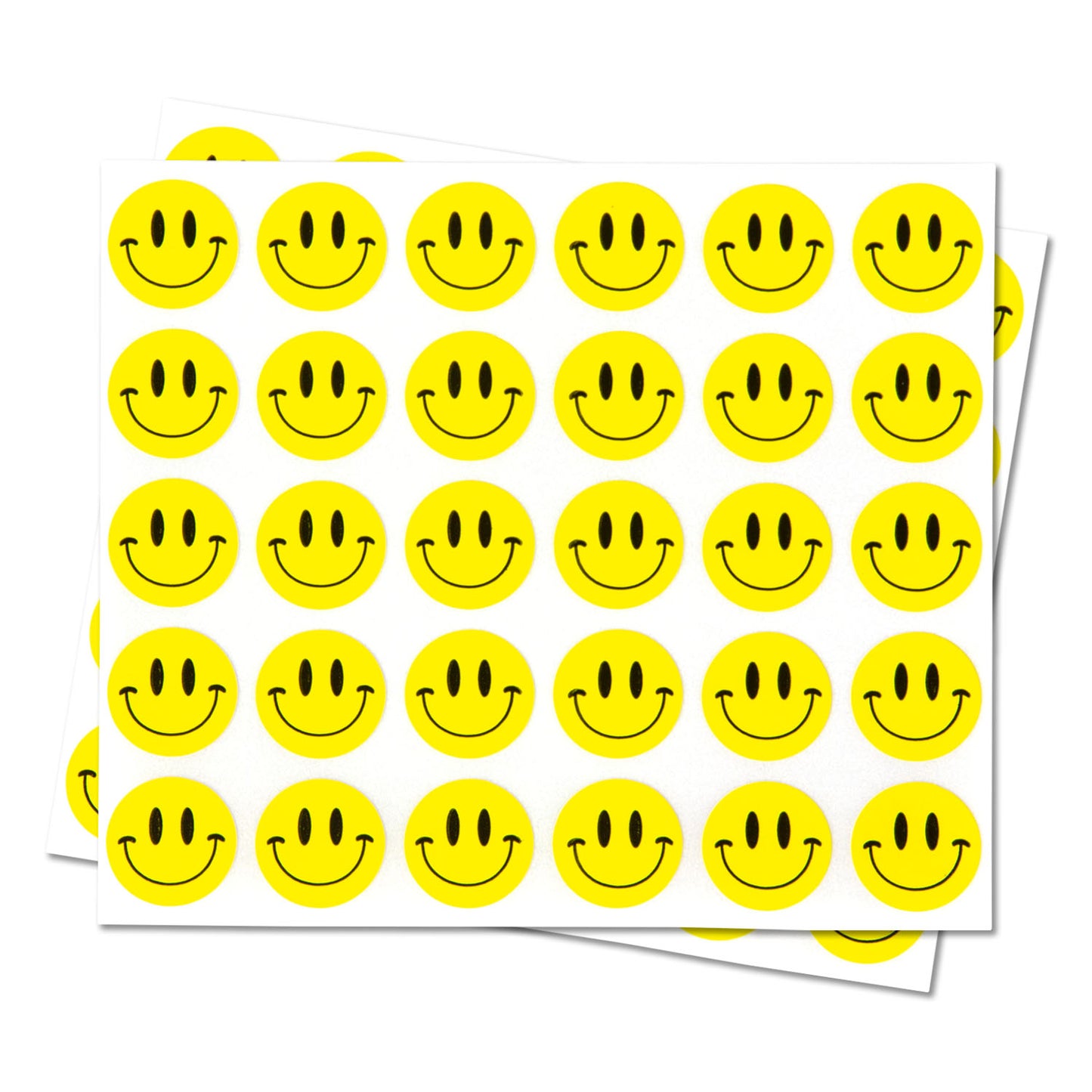1/2 inch | Happy Face Stickers