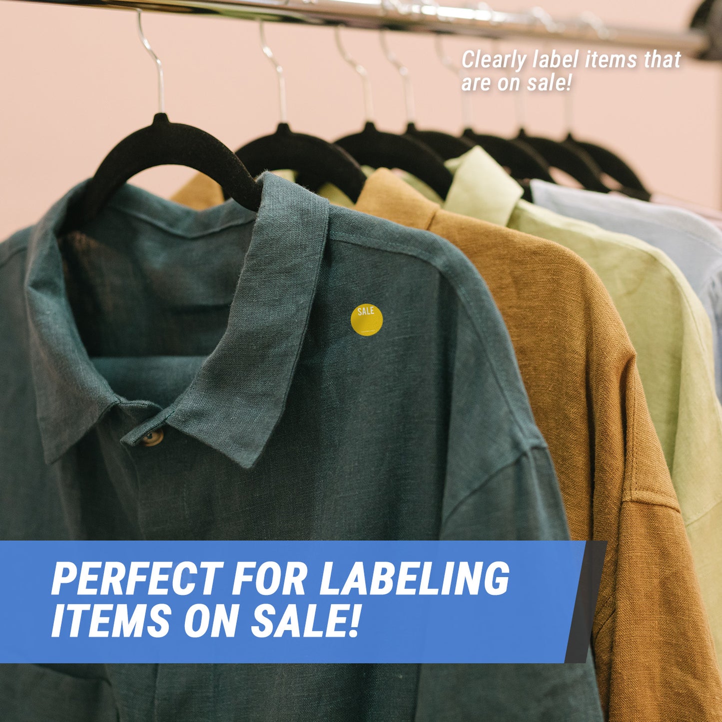 1.5 inch | Retail & Sales: Sale Stickers w/ Write Your Own Price