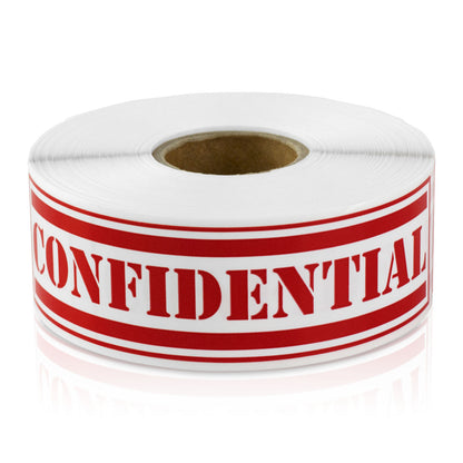 4 x 1 inch | Shipping & Handling: Confidential Stickers