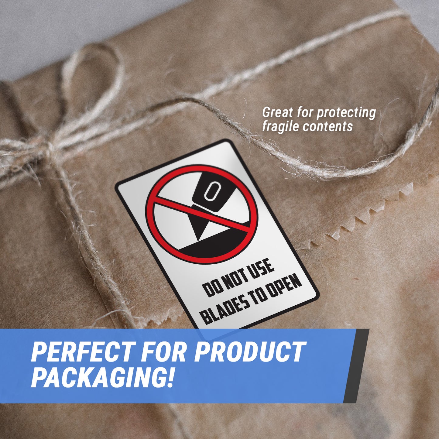 2 x 3 inch | Shipping & Handling: Do Not Use Blade Stickers