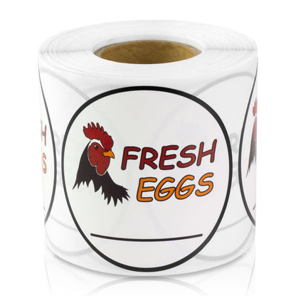 2 inch | Food Labeling: Fresh Eggs Stickers