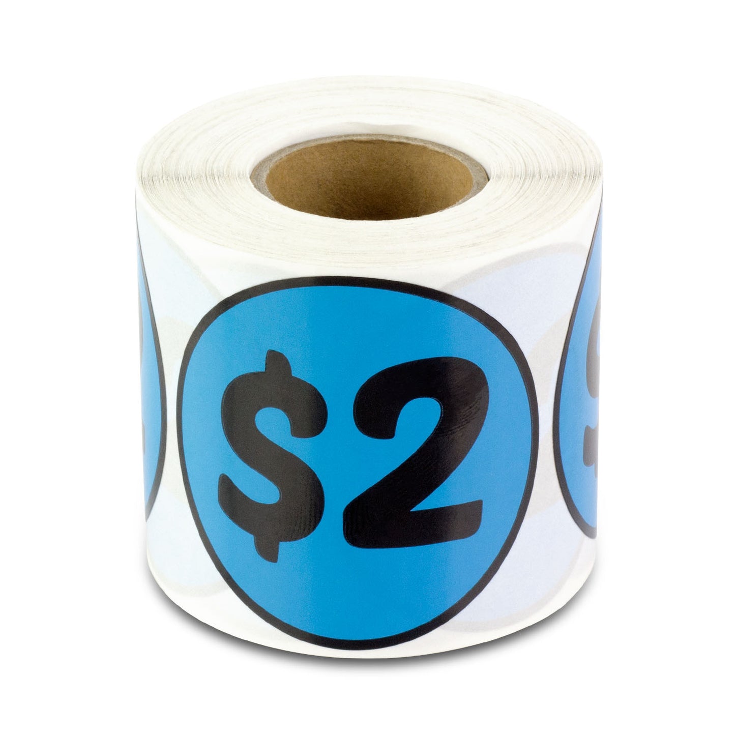 2 inch | Retail & Sales:  2 Dollar Stickers / $2 Dollar Price Stickers