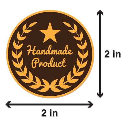 2 inch | Food Labeling: Retail & Sales: Handmade Product Stickers