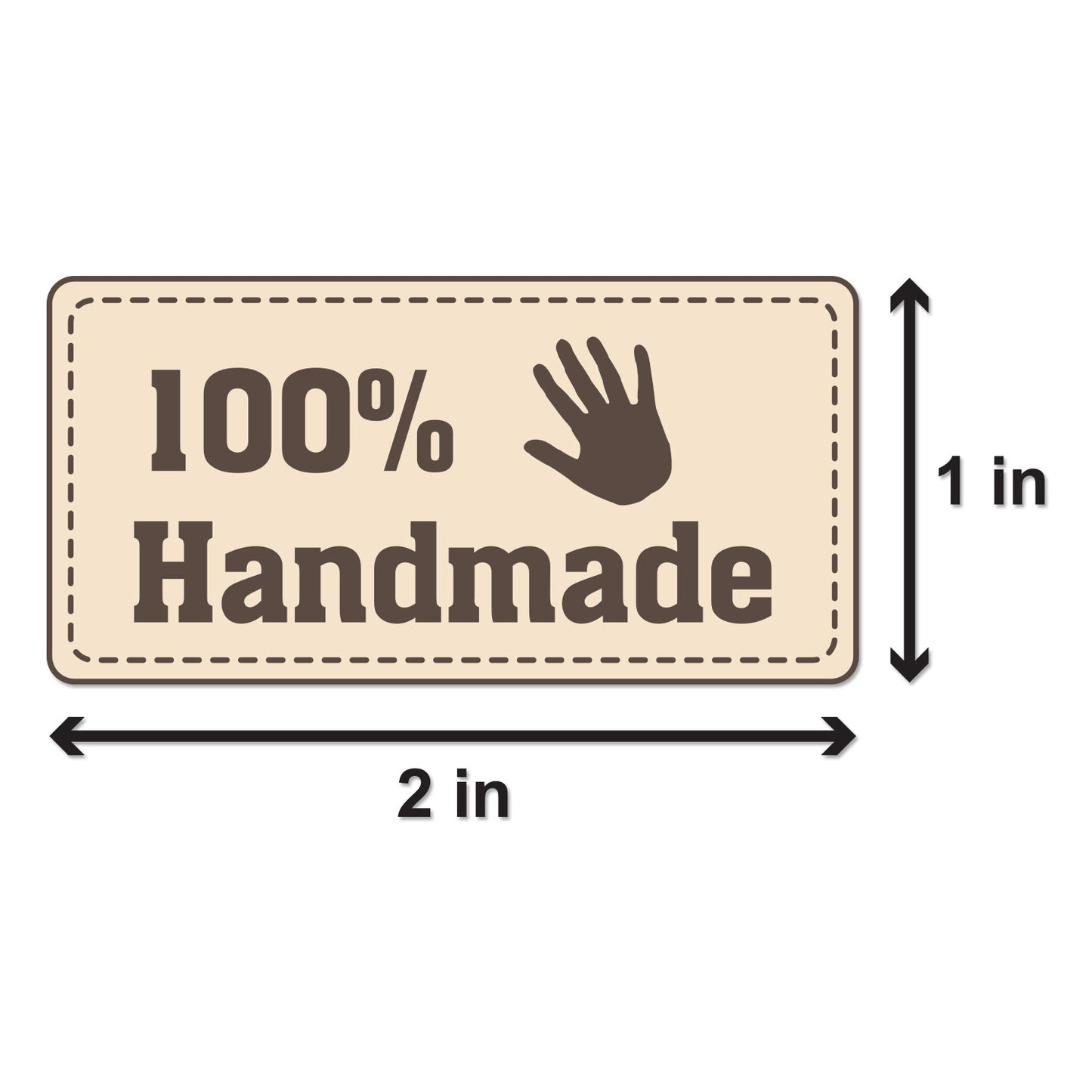 2 inch | Food Labeling: Retail & Sales: Handmade Product Stickers