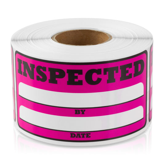 2 inch | Quality Control: Inspected By Stickers / Inspected Stickers