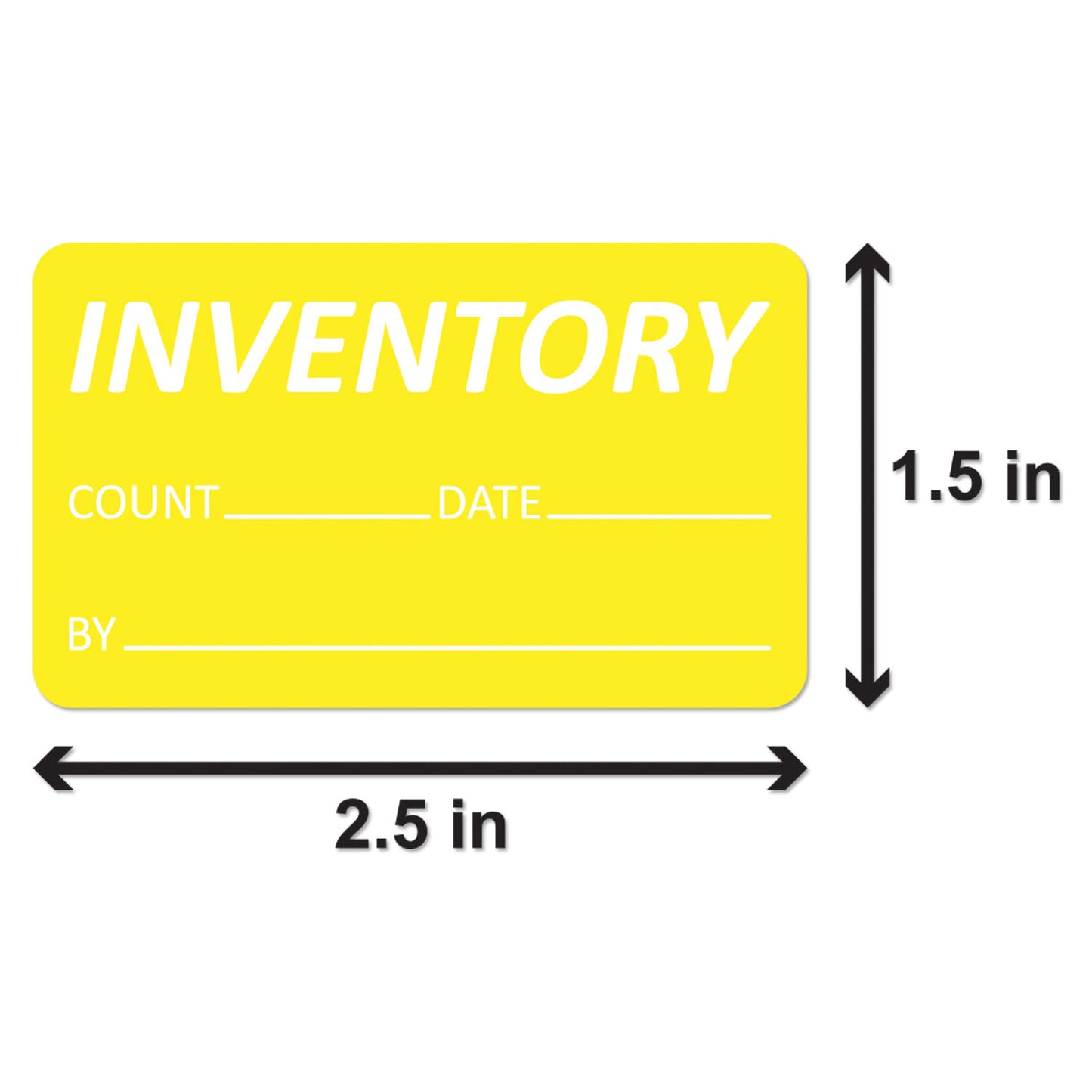 2 inch | Inventory Control: Inventory Count Stickers – OfficeSmartLabels