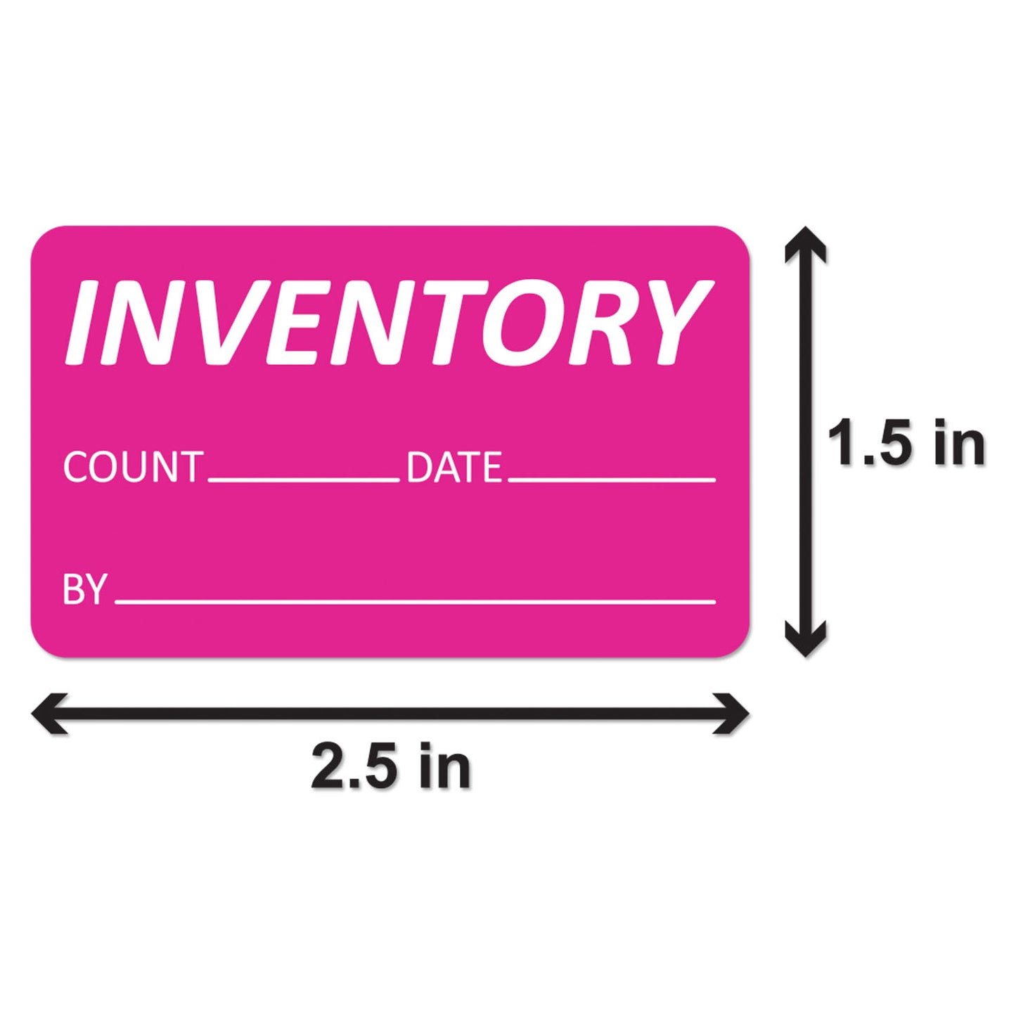 2 inch | Inventory Control: Inventory Count Stickers