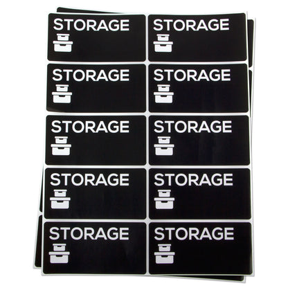 4 x 2 inch | Moving & Packing: Storage Stickers
