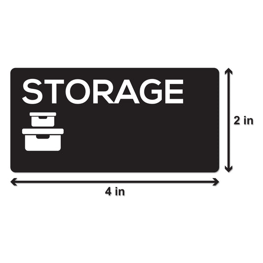 4 x 2 inch | Moving & Packing: Storage Stickers